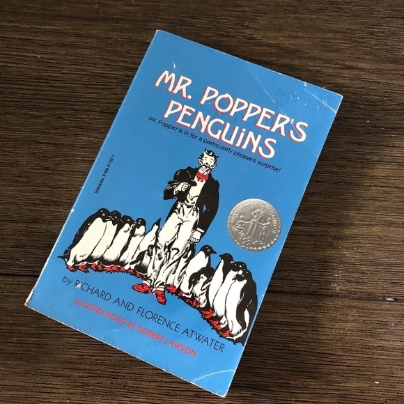 Mr. Popper’s Penguins by: Richard and Florence Atwater paperback book - Picture 1 of 3